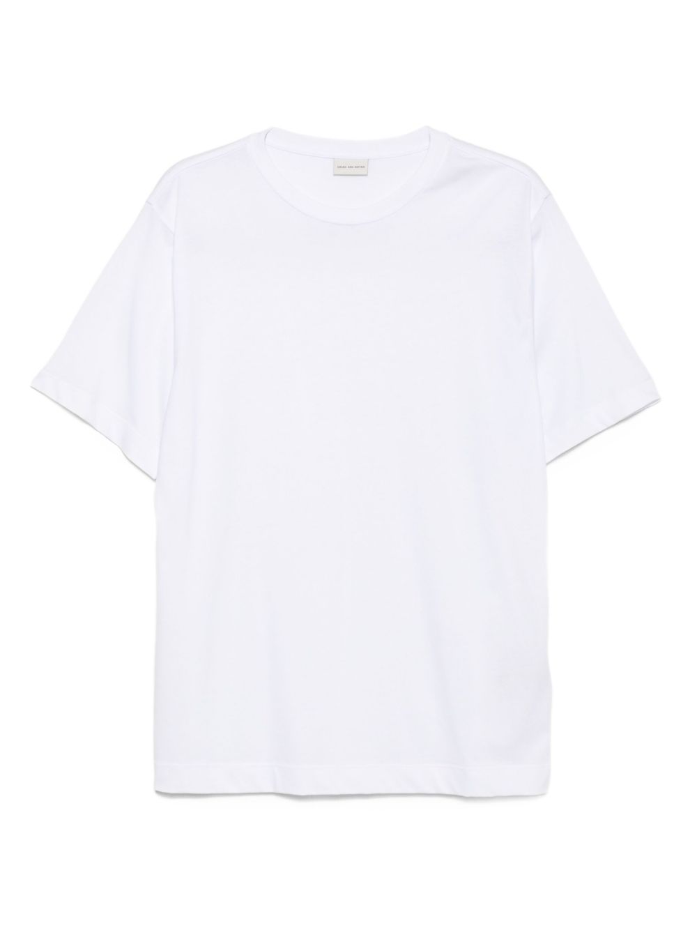 T-shirt a girocollo hertz in bianco Dries van noten - uomo 