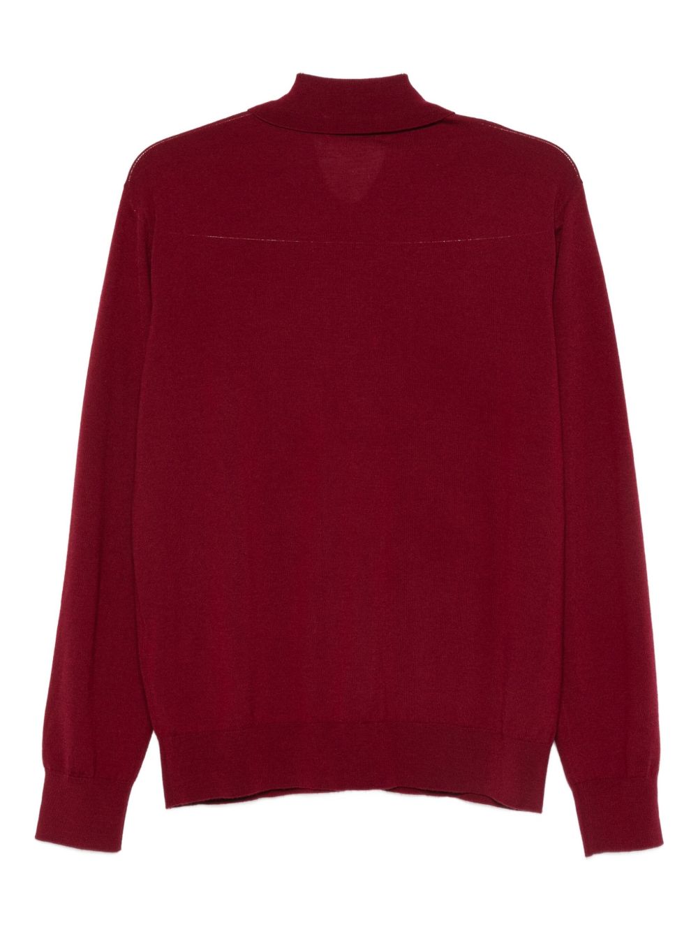 Maglione con colletto stile polo in lana Muano in boreaux Dries van noten - uomo 