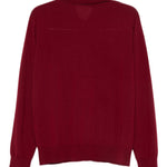 Maglione con colletto stile polo in lana Muano in boreaux Dries van noten - uomo 