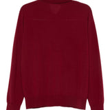 Maglione con colletto stile polo in lana Muano in boreaux Dries van noten - uomo 