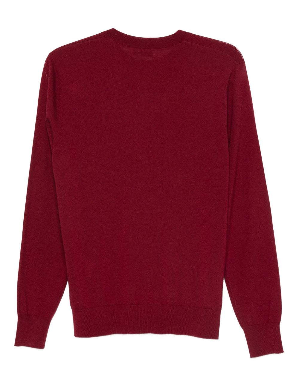 Maglione in lana murton in bordeaux Dries van noten - uomo 