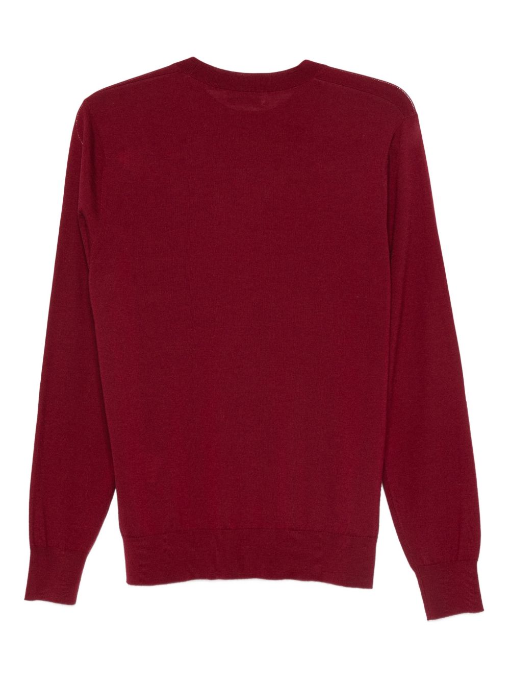 Maglione in lana murton in bordeaux Dries van noten - uomo 