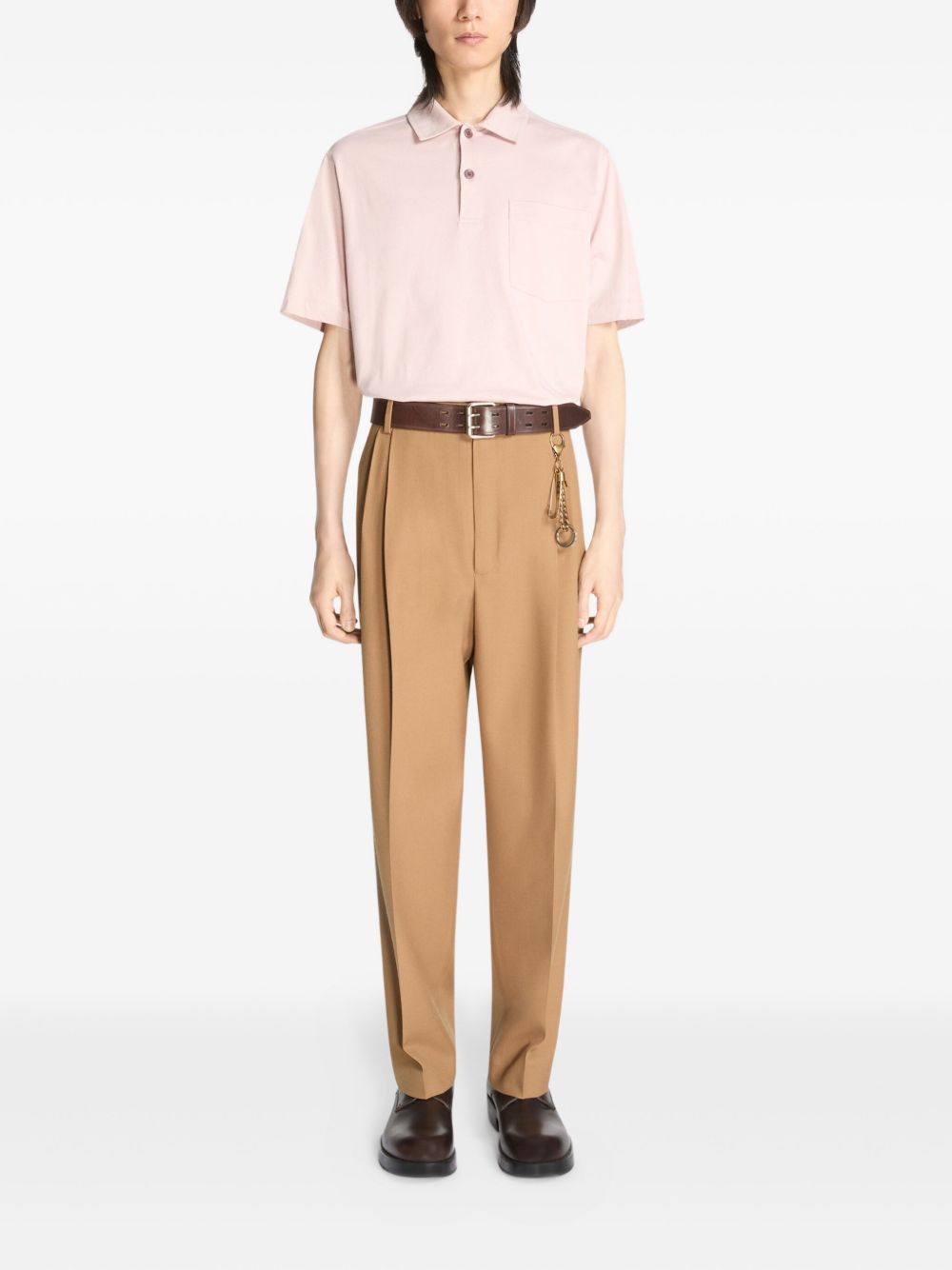 Cintura con fibbia in marrone Dries van noten - uomo 