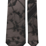 Cravatta in seta con stampa in marrone Dries van noten - uomo 