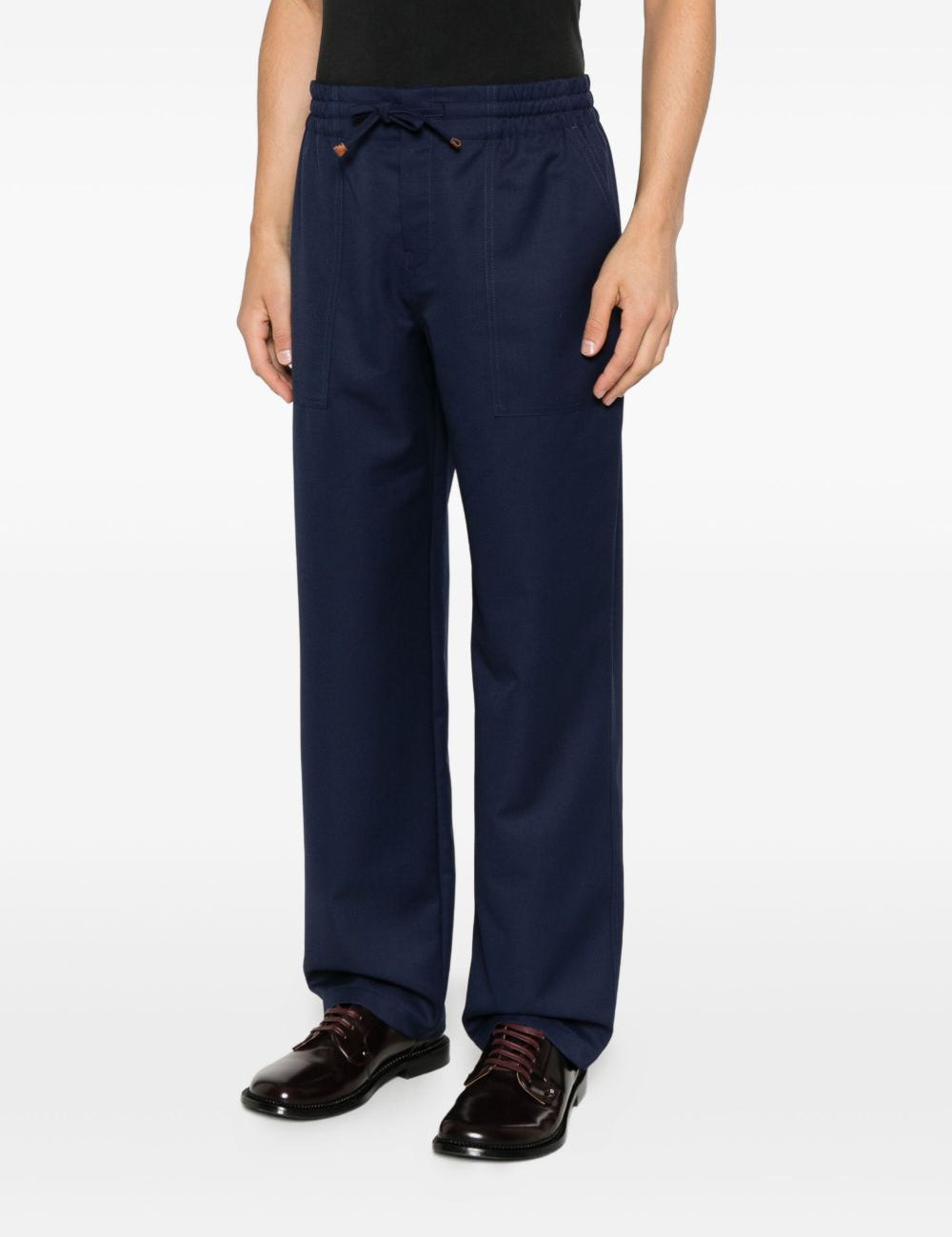 Pantaloni con tasche con coulisse in blu Drole de monsieur - uomo 