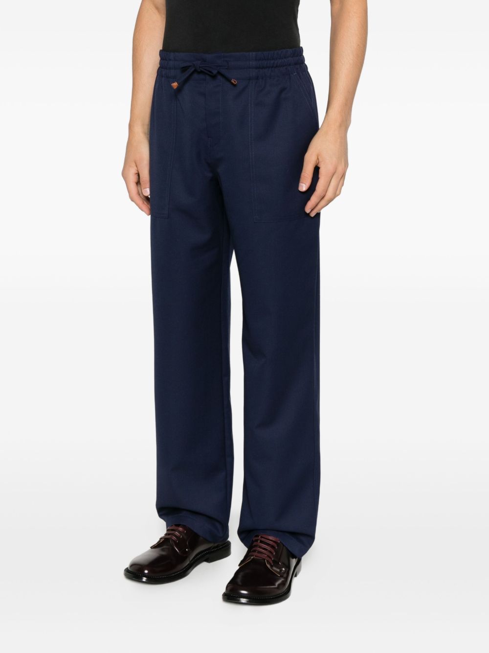Pantaloni con tasche con coulisse in blu Drole de monsieur - uomo 