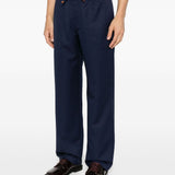 Pantaloni con tasche con coulisse in blu Drole de monsieur - uomo 