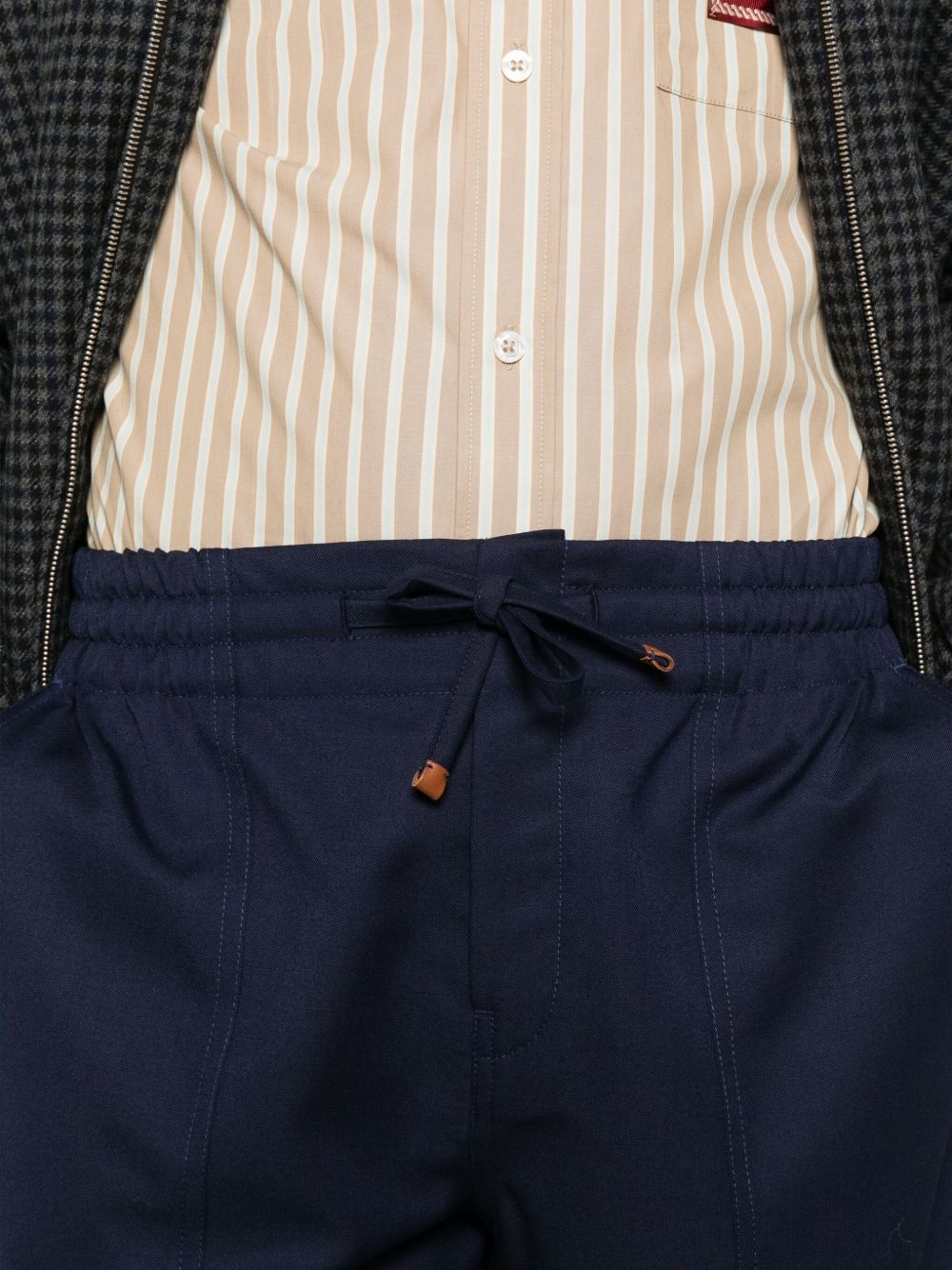 Pantaloni con tasche con coulisse in blu Drole de monsieur - uomo 