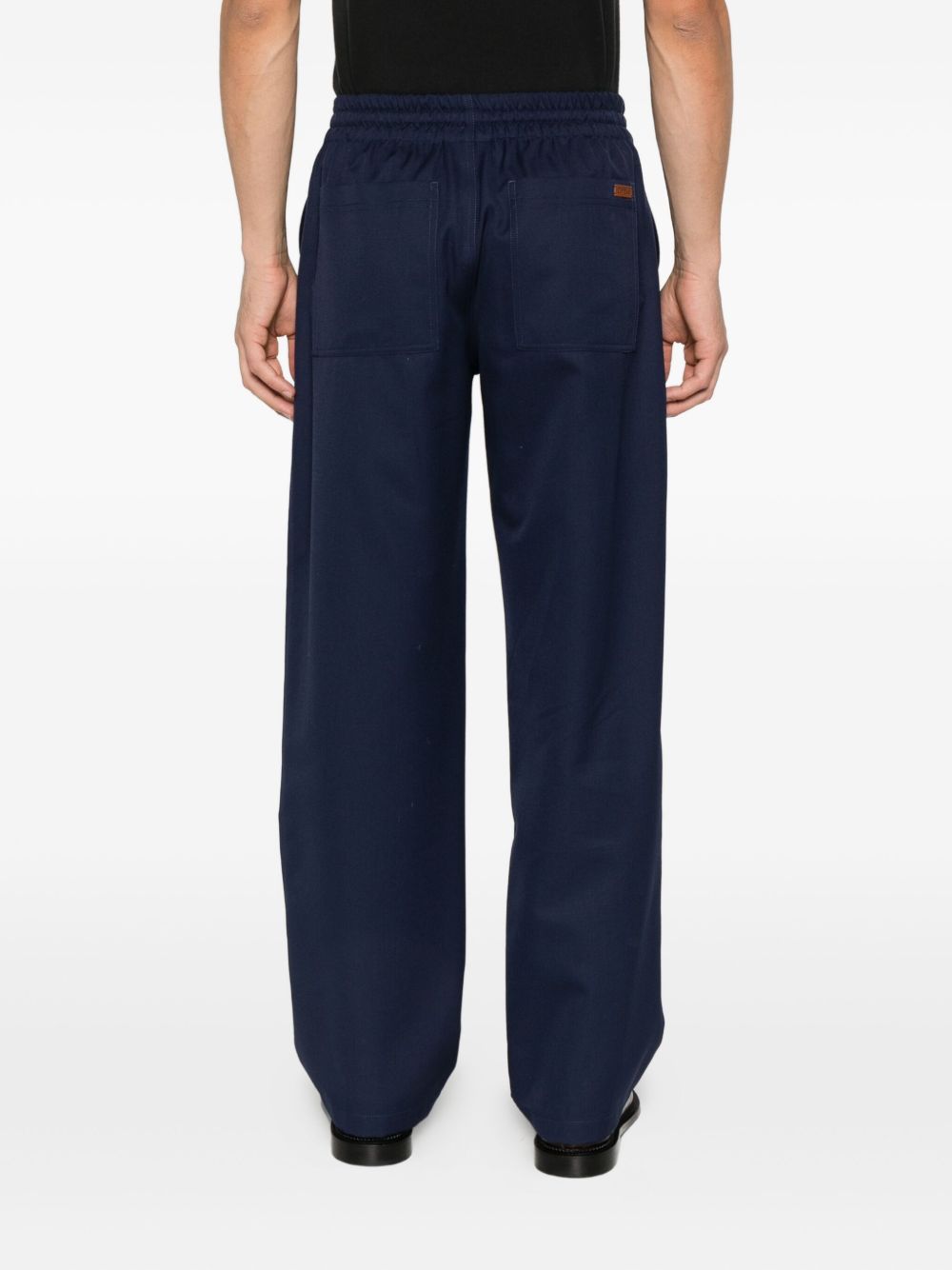 Pantaloni con tasche con coulisse in blu Drole de monsieur - uomo 