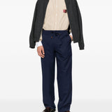 Pantaloni con tasche con coulisse in blu Drole de monsieur - uomo 