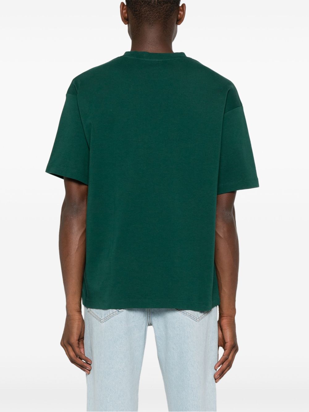 T-shirt le t-shirt slogan in verde Drole de monsieur - uomo 