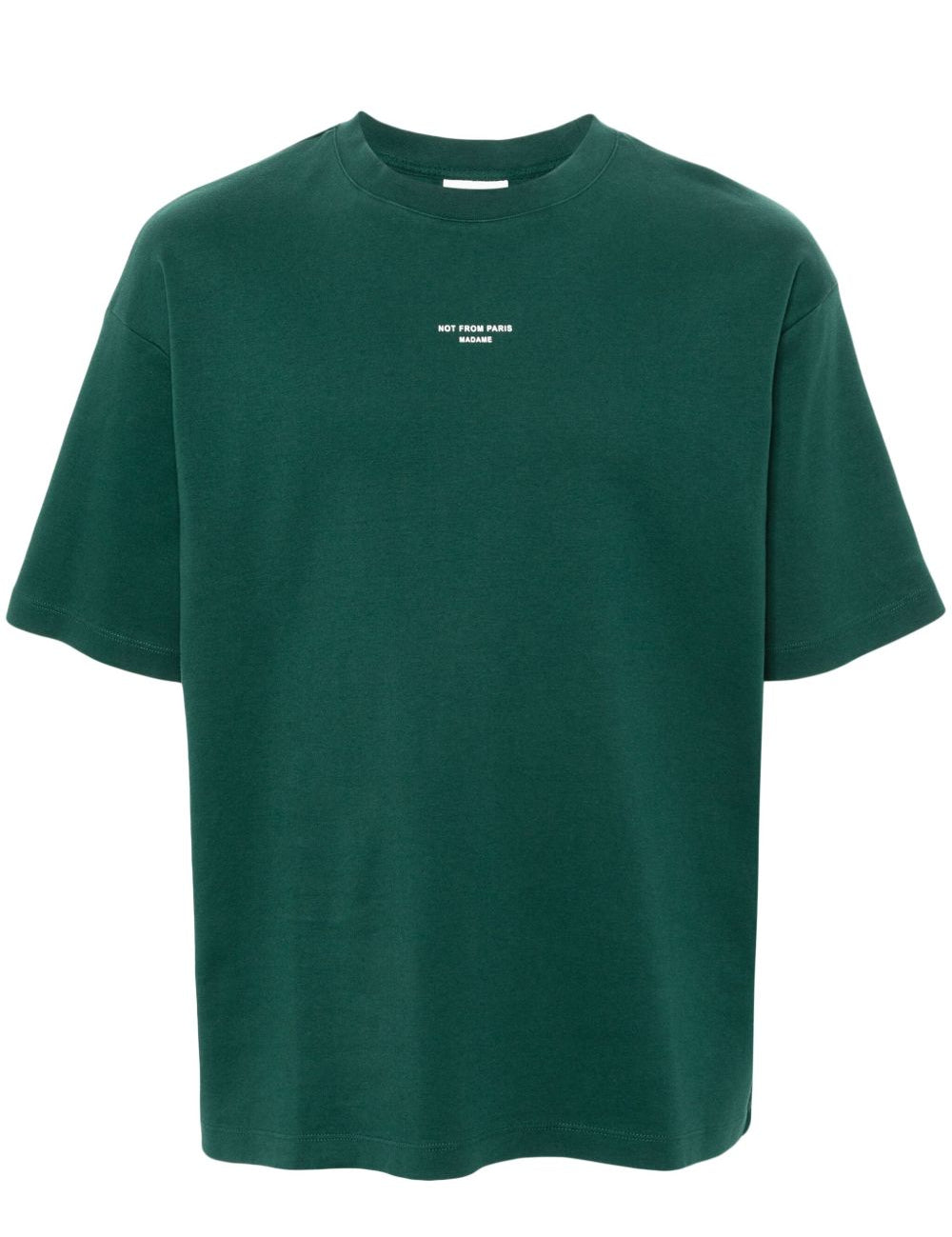 T-shirt le t-shirt slogan in verde Drole de monsieur - uomo 