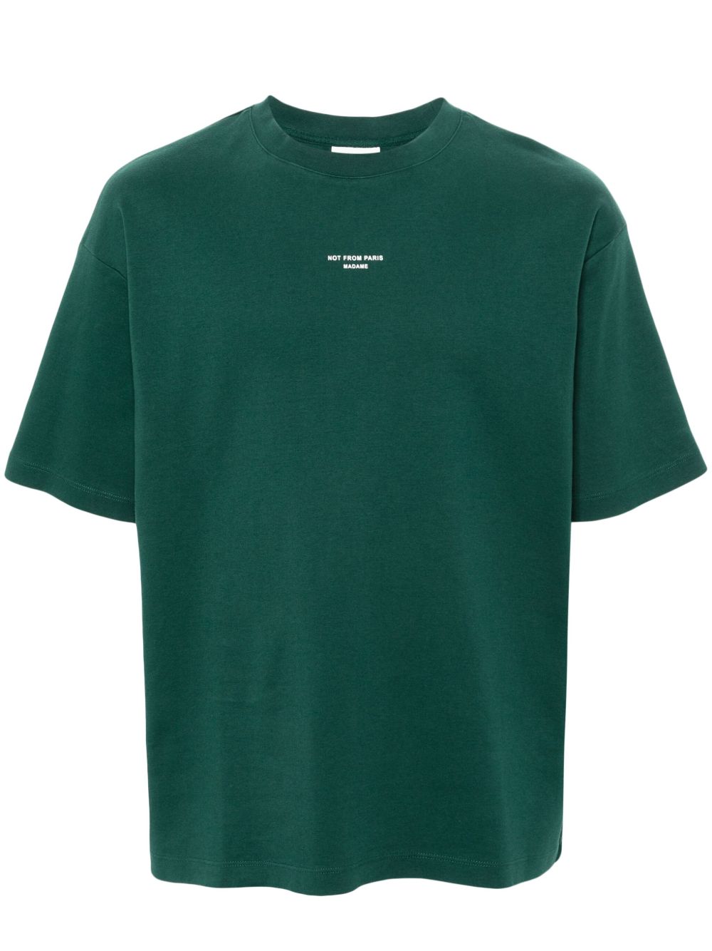 T-shirt le t-shirt slogan in verde Drole de monsieur - uomo 