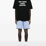 T-shirt le t-shirt slogan in nero Drole de monsieur - uomo 