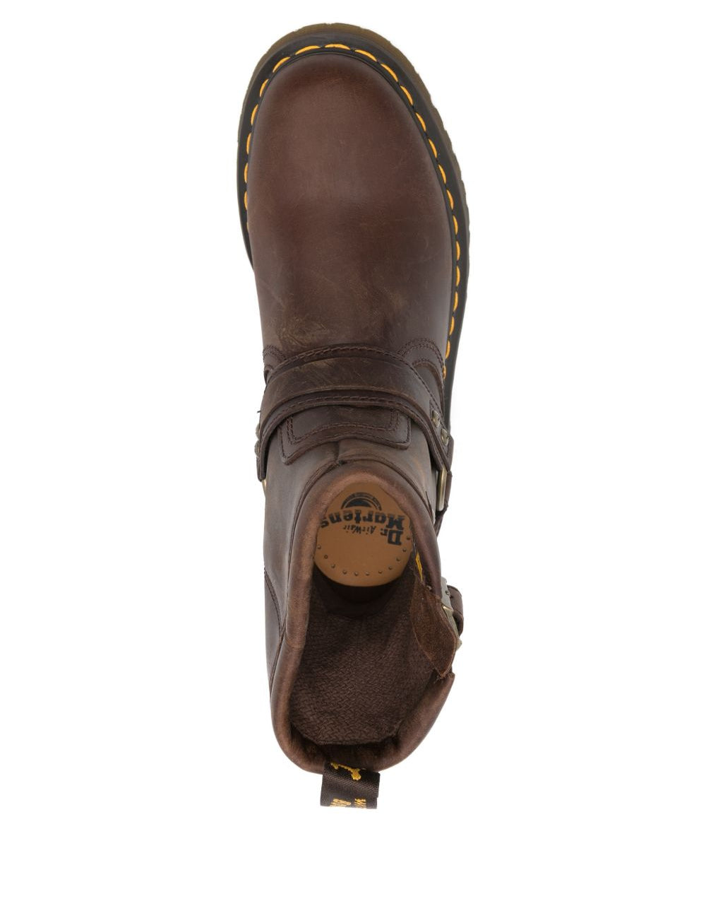 Stivaletti con cinturini anistone in marrone Dr.Martens - uomo 