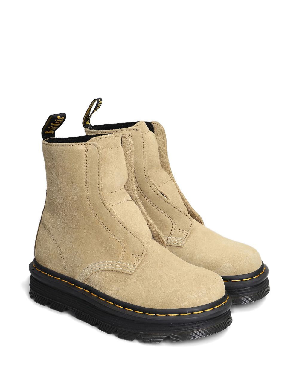 Stivali senza lacci in beige Dr. Martens - donna 
