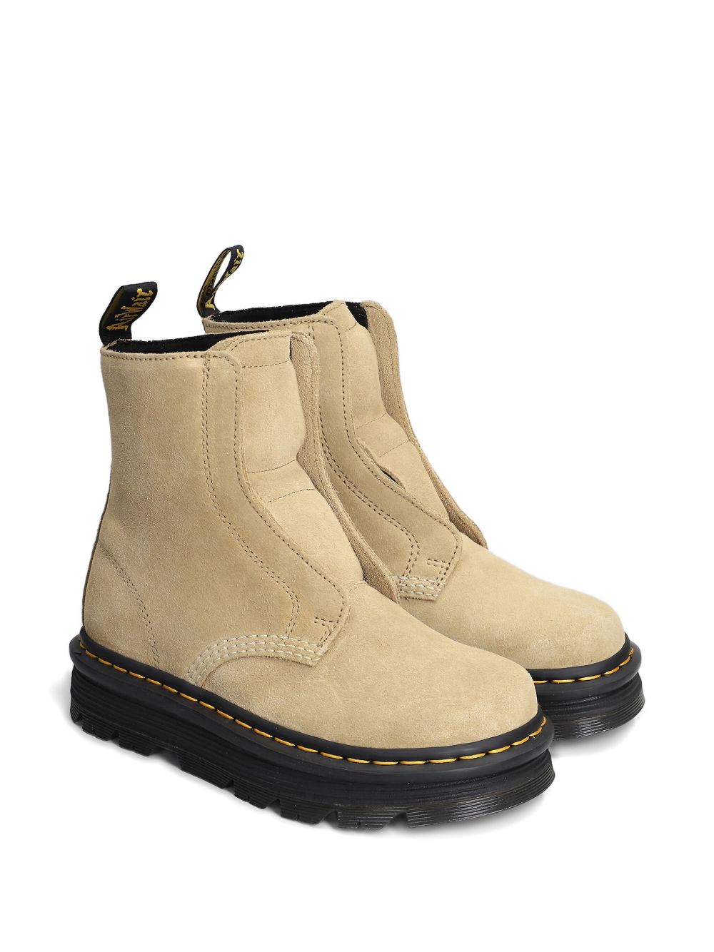Stivali senza lacci in beige Dr. Martens - donna 