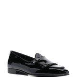 Mocassini in pelle lucida in nero Edhèn milano - uomo 