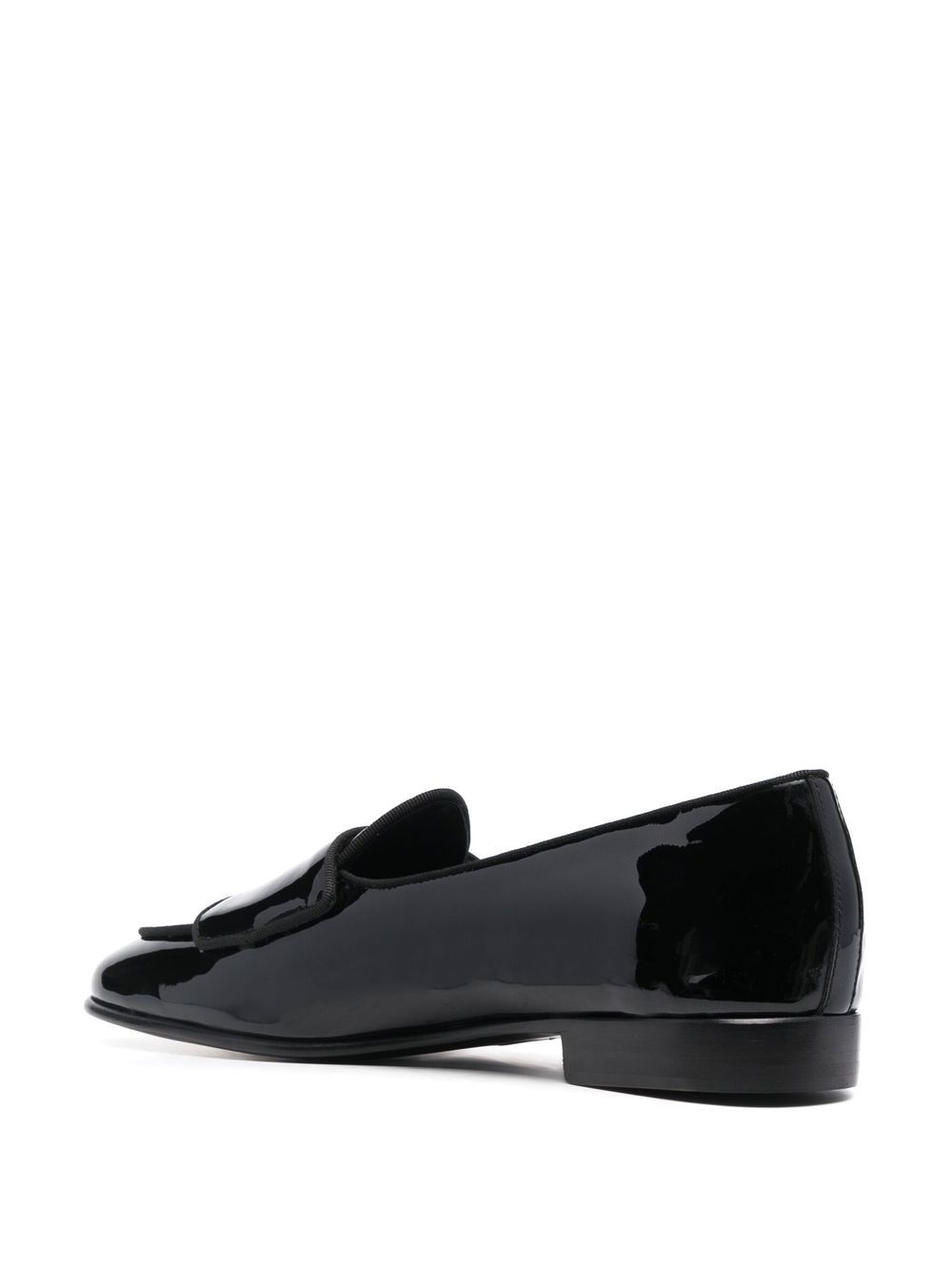 Mocassini in pelle lucida in nero Edhèn milano - uomo 