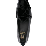 Mocassini in pelle lucida in nero Edhèn milano - uomo 