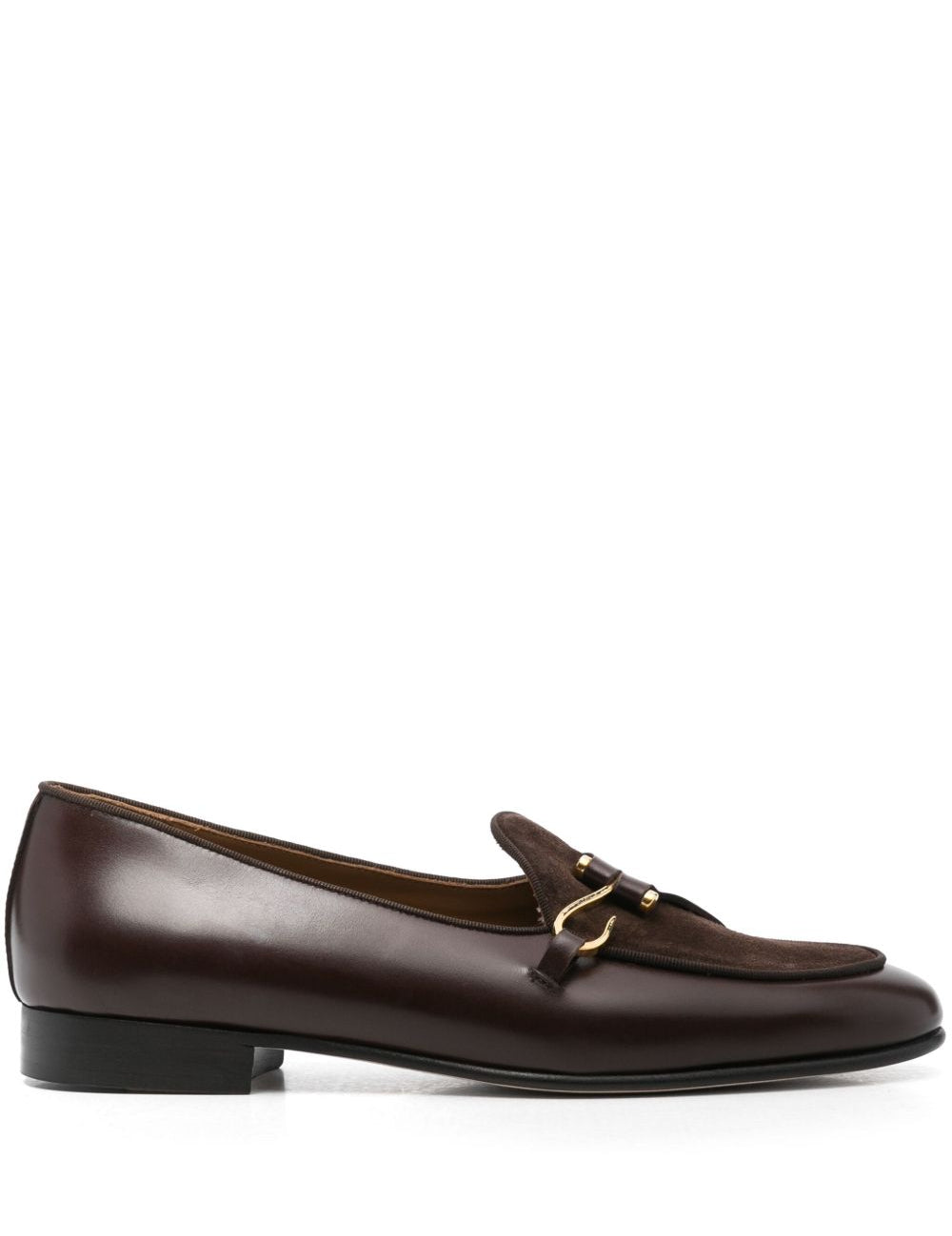 Mocassini in pelle comporta in marrone Edhèn milano - uomo 