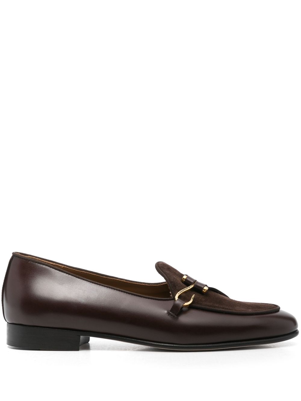 Mocassini in pelle comporta in marrone Edhèn milano - uomo 