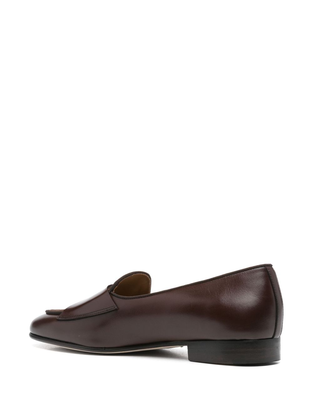 Mocassini in pelle comporta in marrone Edhèn milano - uomo 