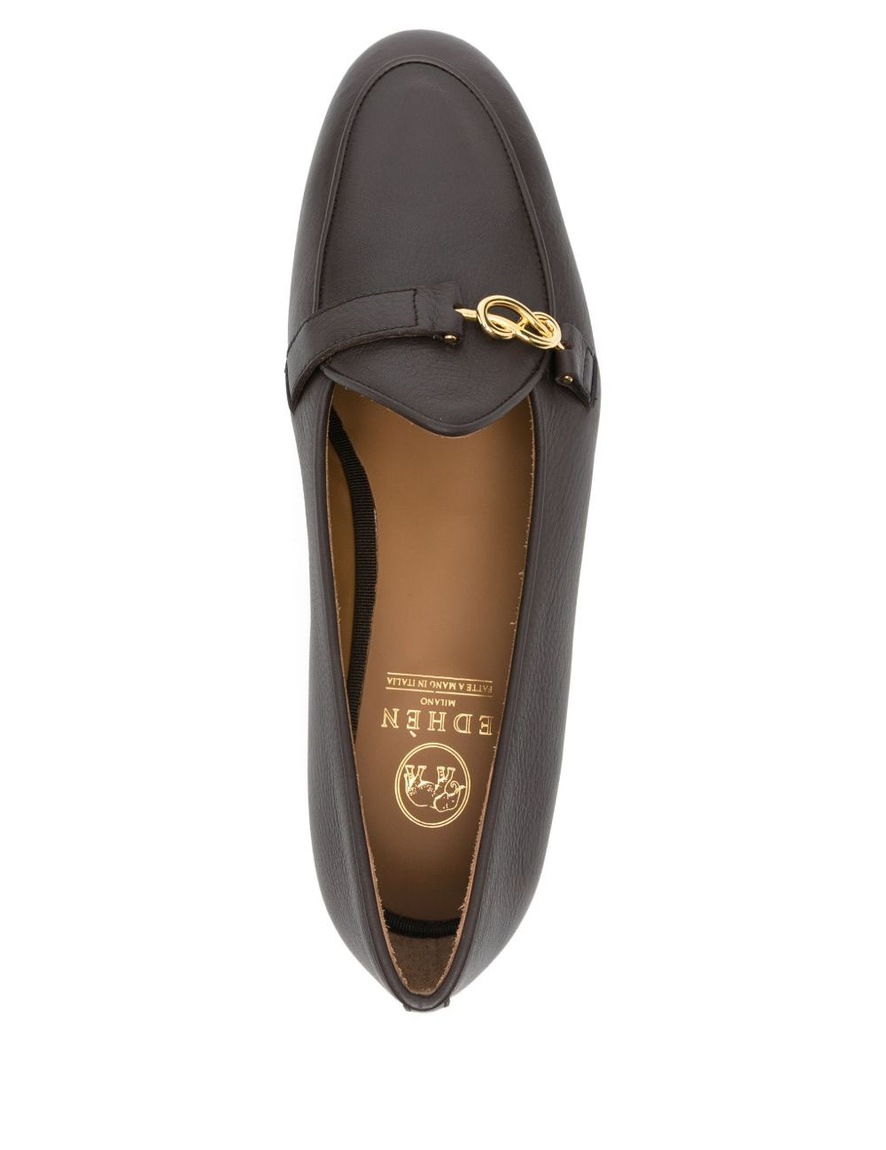Mocassini como in pelle in marrone Edhèn milano - uomo 
