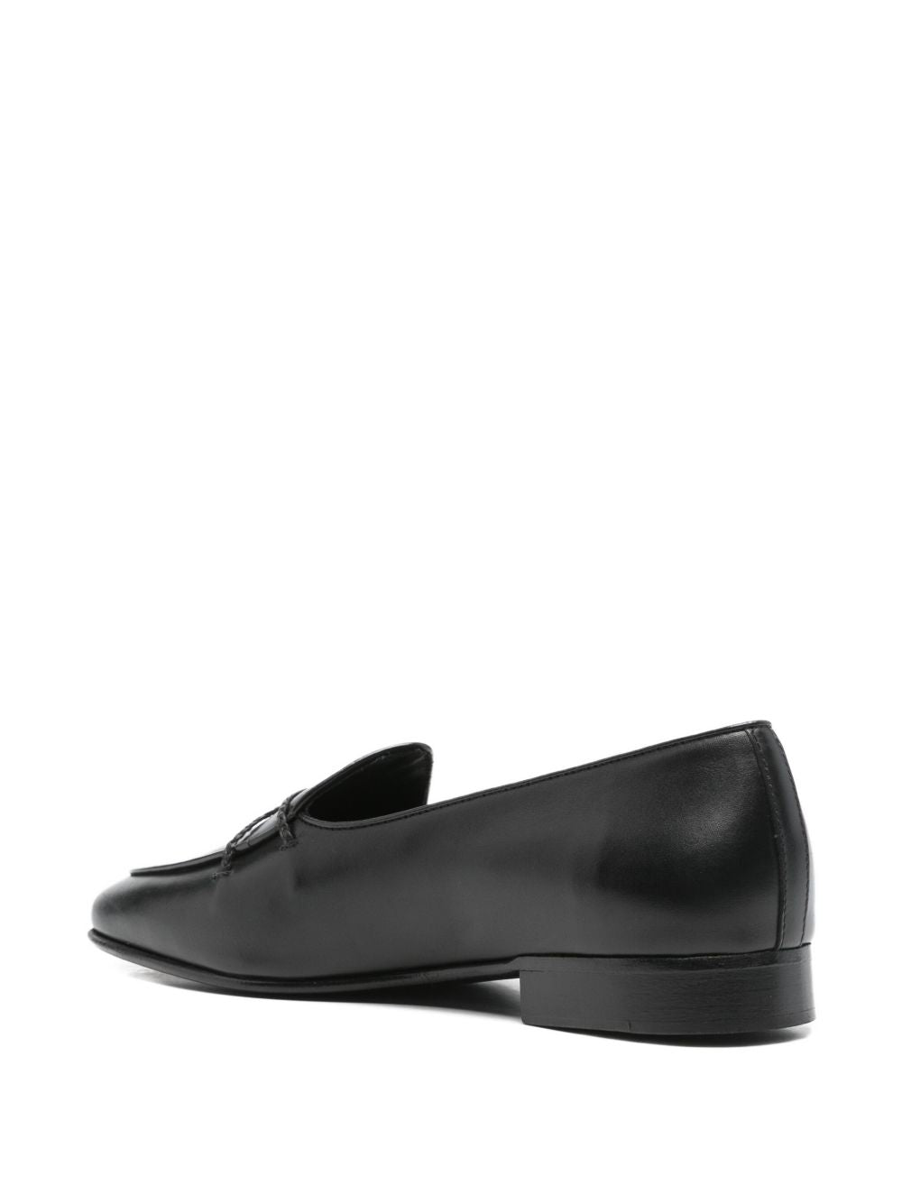 Mocassini comporta in pelle in nero Edhèn milano - uomo 
