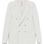 Blazer doppiopetto in grigio Eleventy - uomo 