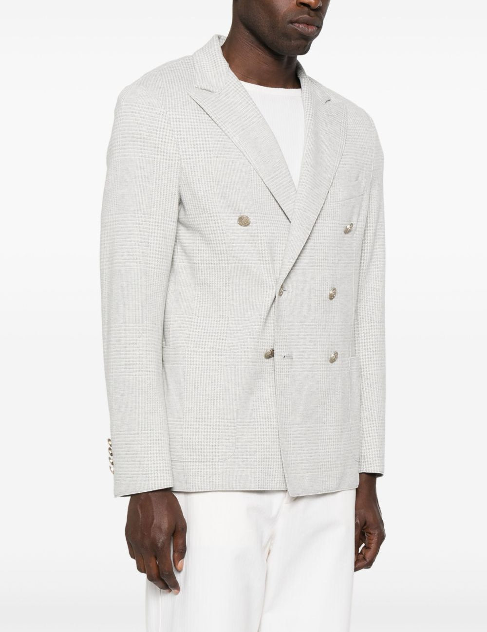 Blazer doppiopetto in grigio Eleventy - uomo 