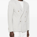 Blazer doppiopetto in grigio Eleventy - uomo 