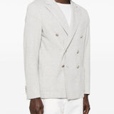 Blazer doppiopetto in grigio Eleventy - uomo 