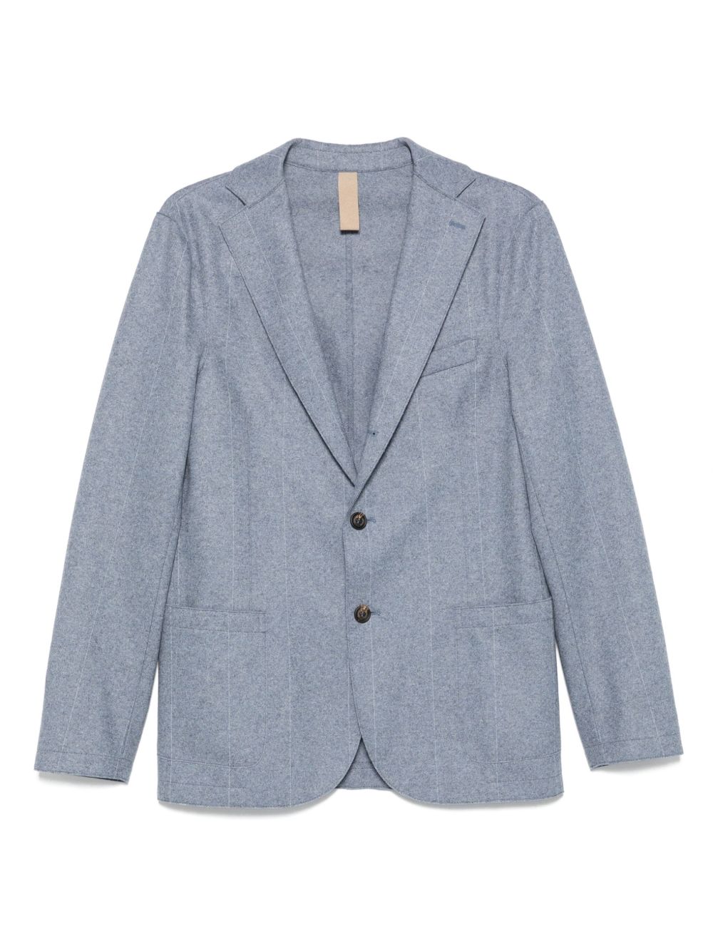 Blazer gessato in blu Eleventy - uomo 