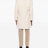 Cappotto monopetto con tasche a toppa in beige Eleventy - uomo 