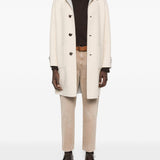 Cappotto monopetto con tasche a toppa in beige Eleventy - uomo 