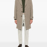 Cappotto monopetto in beige Eleventy - uomo 