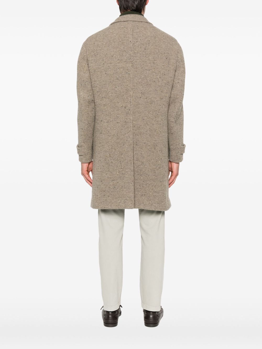 Cappotto monopetto in beige Eleventy - uomo 