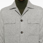 Giacca-camicia con tasche in grigio Eleventy - uomo 