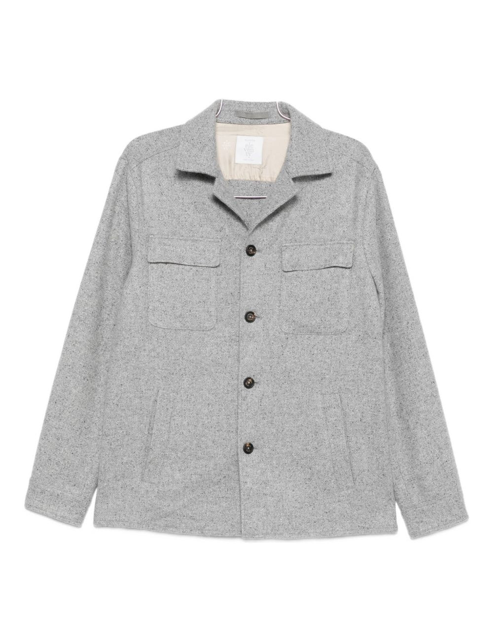 Giacca-camicia con tasche in grigio Eleventy - uomo 