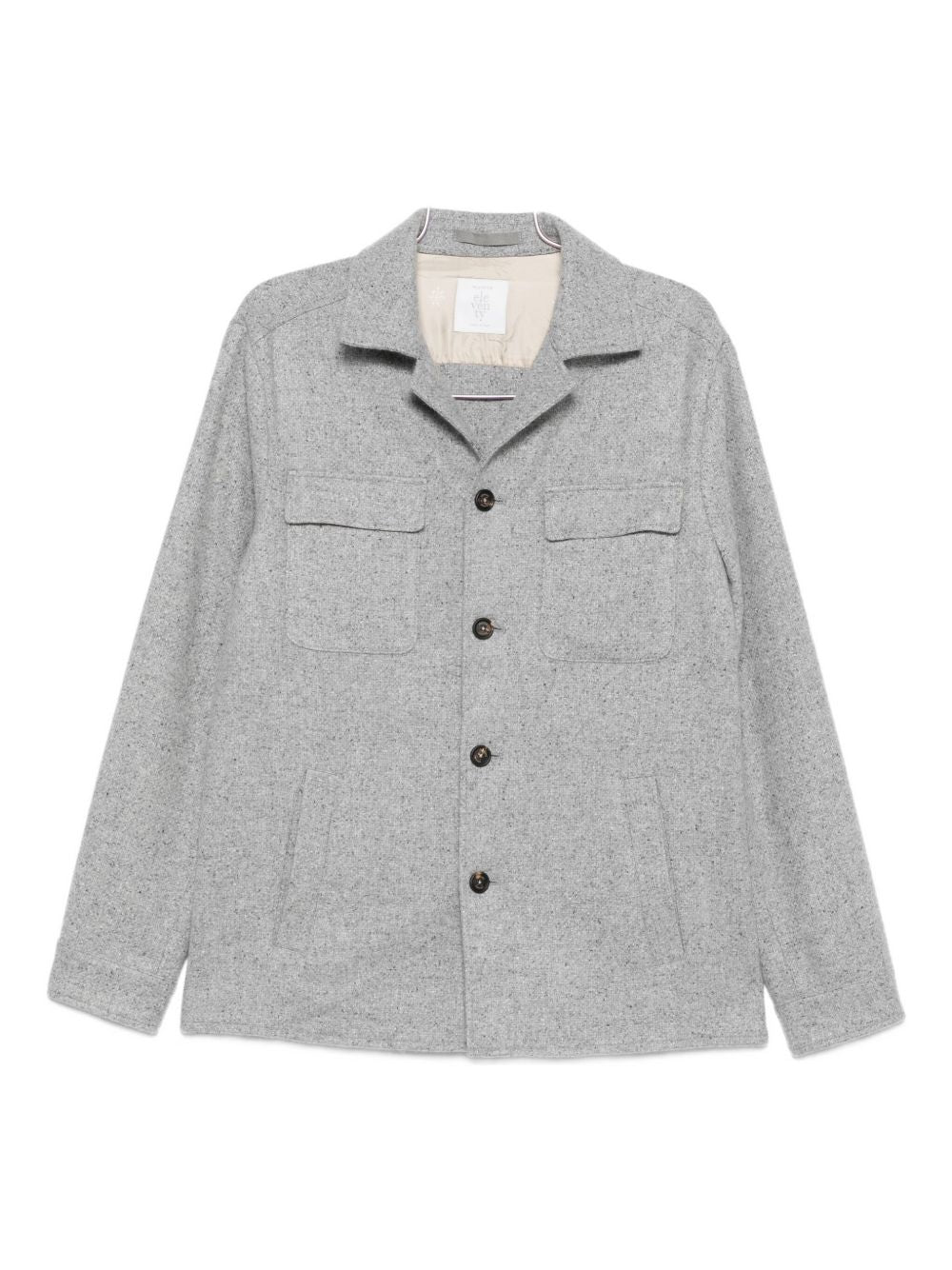 Giacca-camicia con tasche in grigio Eleventy - uomo 