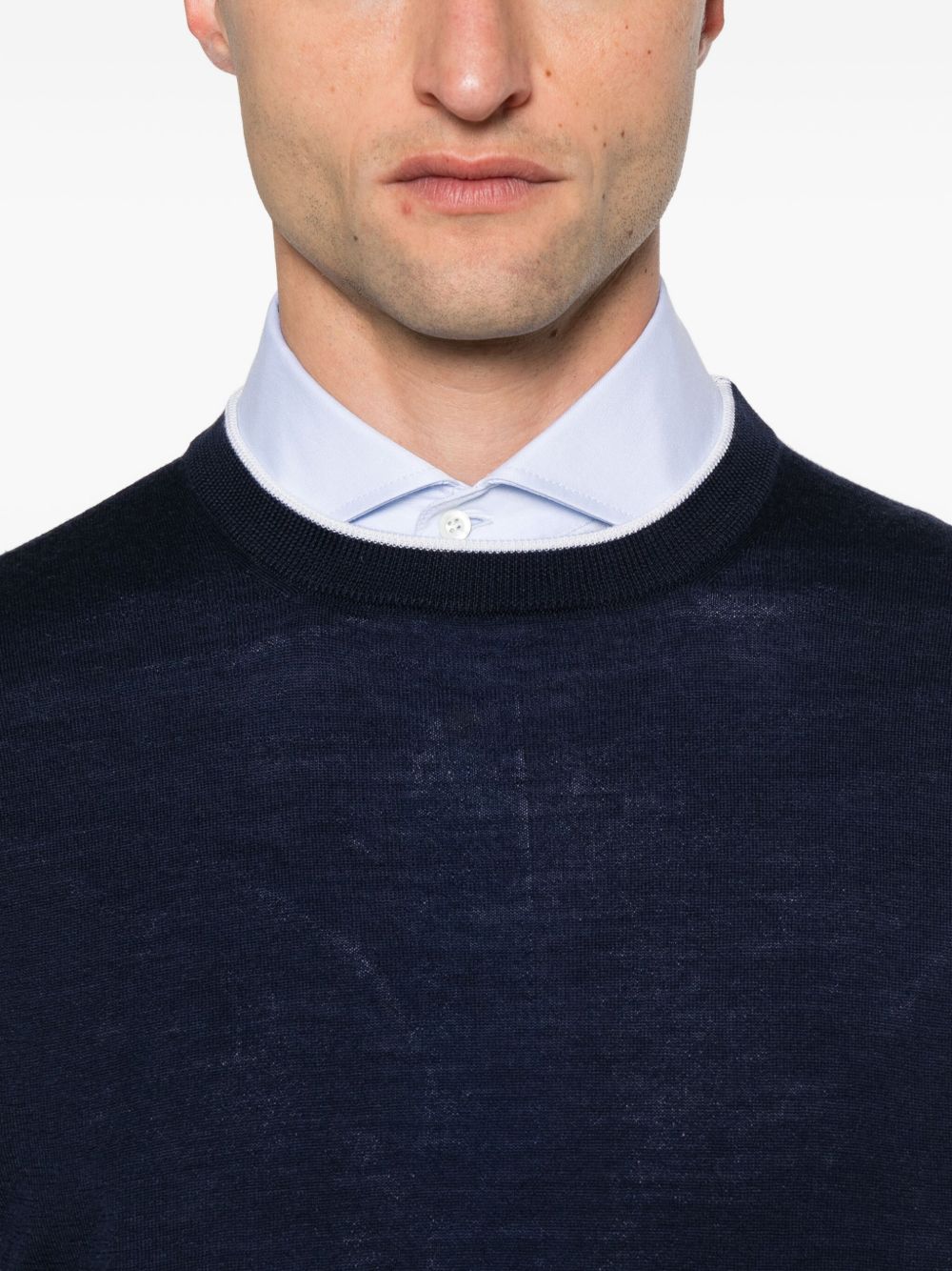 Maglione a maniche lunghe in blu Eleventy - uomo 