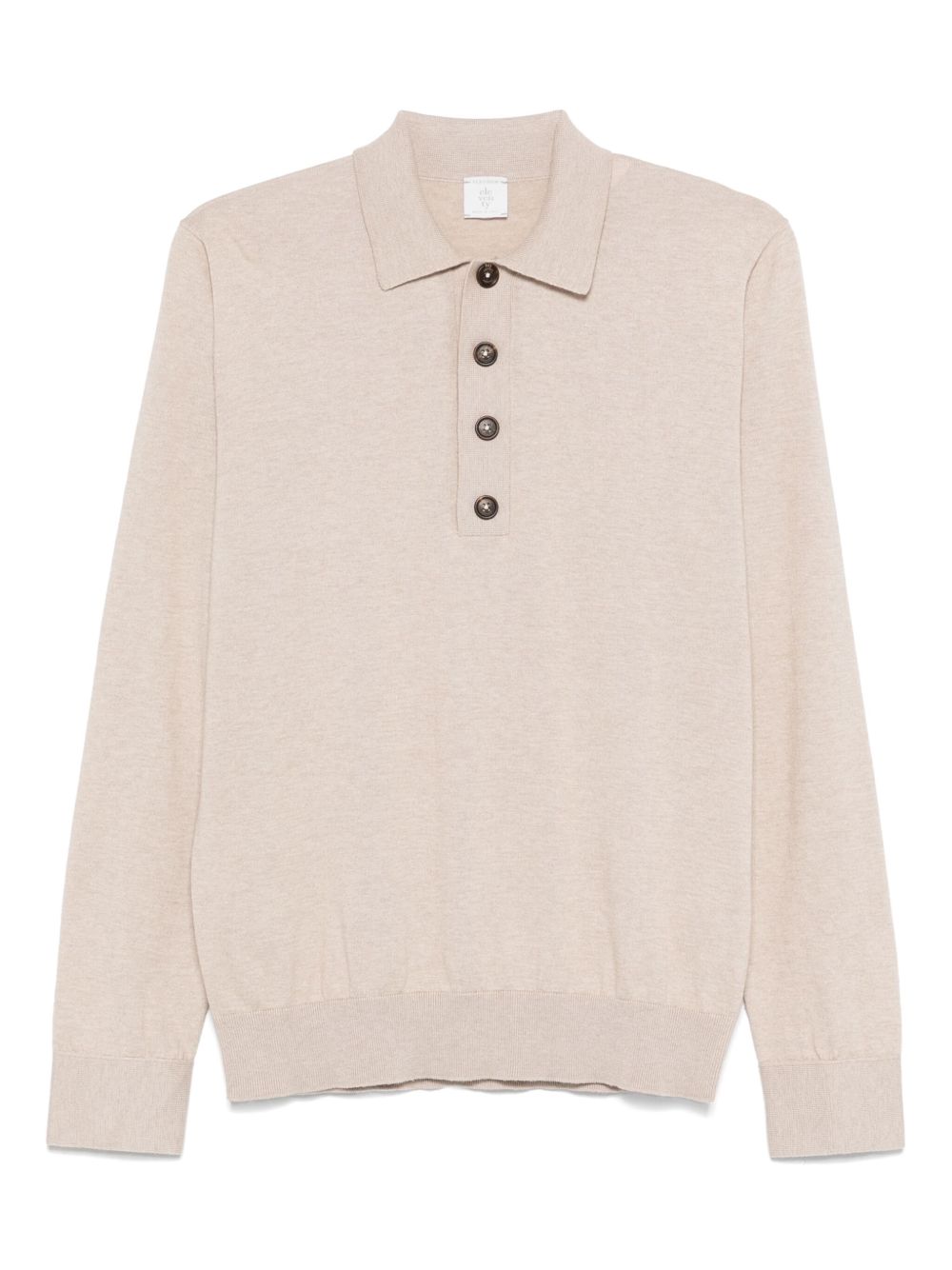 Polo a maniche lunghe  in beige Eleventy - uomo 
