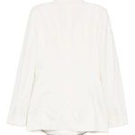 Blazer doppiopetto in avorio Elie saab - donna 