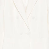 Blazer doppiopetto in avorio Elie saab - donna 