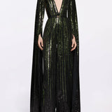 Tuta Intera Con Paillettes in nero Elie saab - donna 