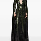 Tuta Intera Con Paillettes in nero Elie saab - donna 