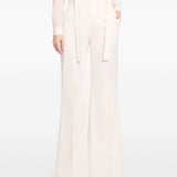 Pantaloni gessati in avorio Elie Saab - donna 