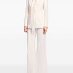 Pantaloni gessati in avorio Elie Saab - donna 