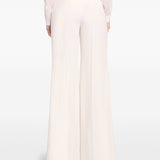 Pantaloni gessati in avorio Elie Saab - donna 